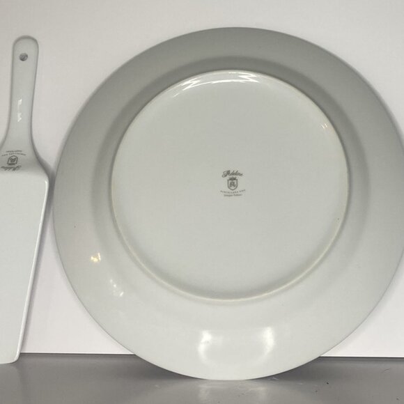 Vintage adeline Fine Porcelain Plate with Cake Server - Picture 7 of 7